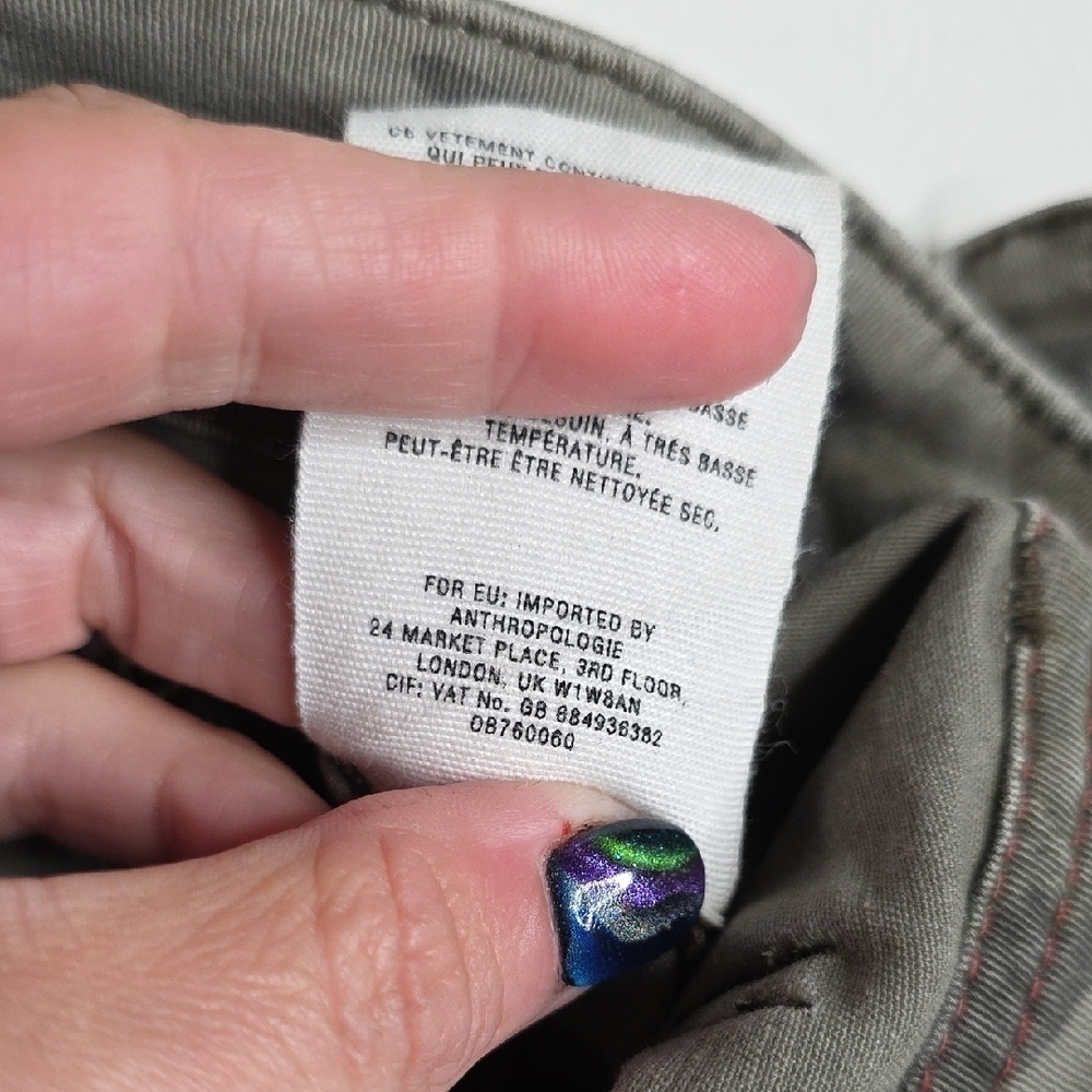 Anthropolgie HEIHEI Camouflage Cargo Pants SZ 26 - Picture 8 of 8
